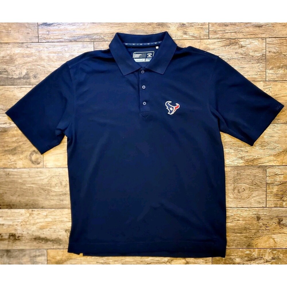 Cutter and Buck Men's Houston Texans Polo Shirt Size Large